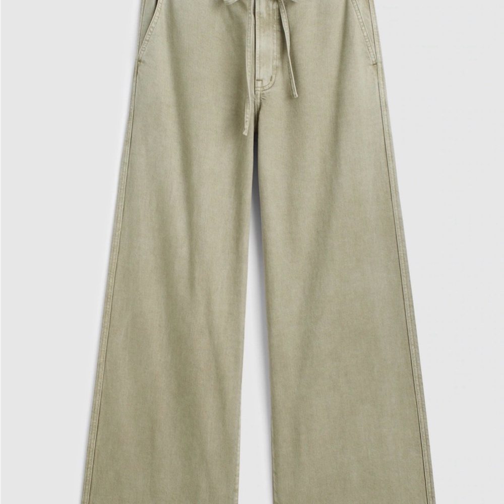 Ultimate wide leg pant in airy denim